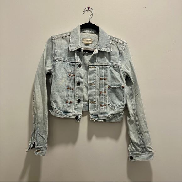 Ralph Lauren Denim & Supply Cropped Lightwash Jean Jacket - Picture 1 of 5